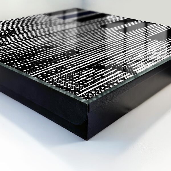 Key storage box Geometric lines