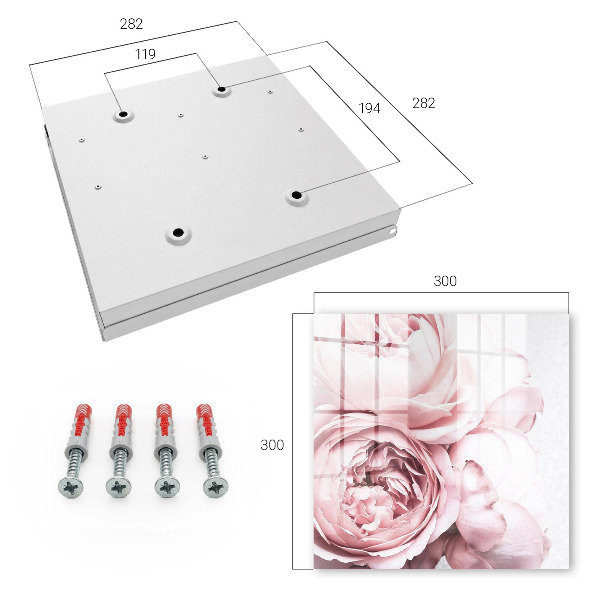 Key cabinet for wall Pink beauty
