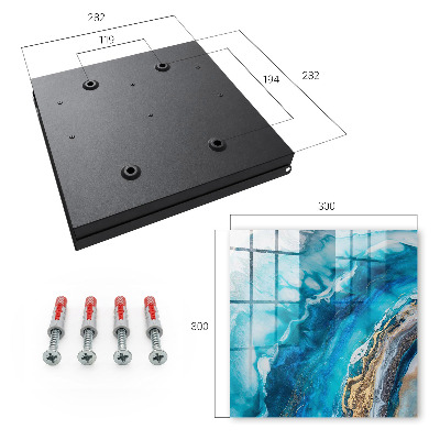 Key box Turquoise patterns