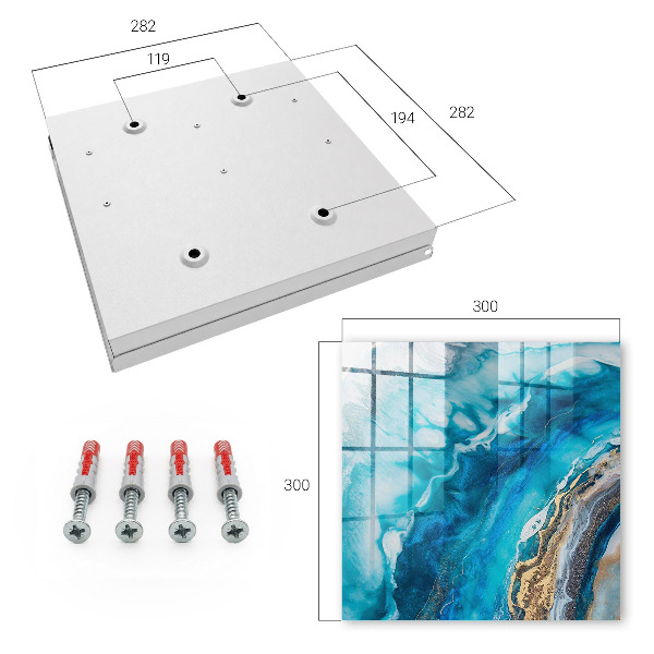 Key box Turquoise patterns