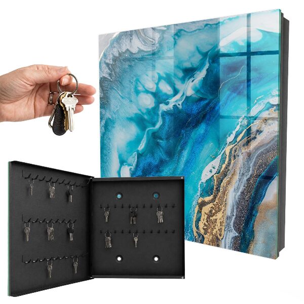 Key box Turquoise patterns
