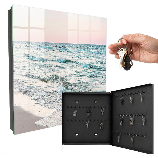 Key storage box Sea waves