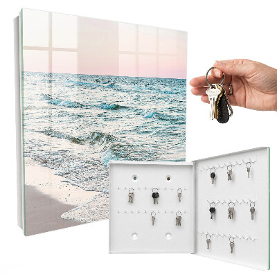 Key storage box Sea waves