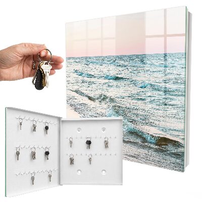 Key storage box Sea waves