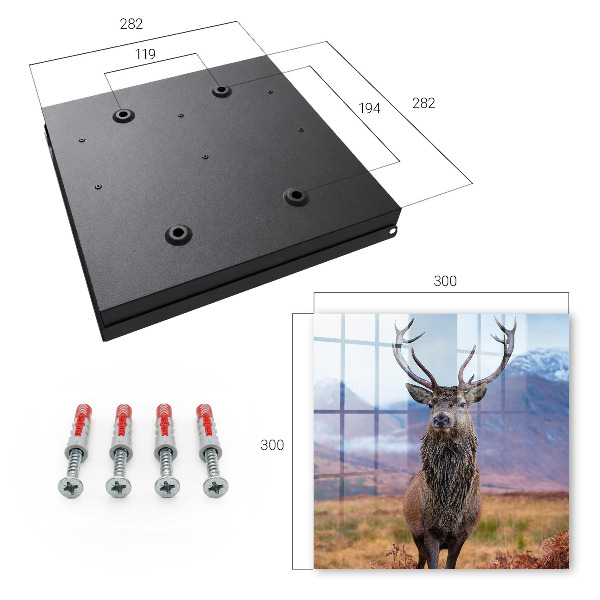 Key box Deer in the mountains