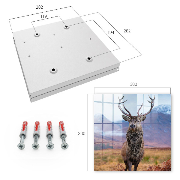 Key box Deer in the mountains