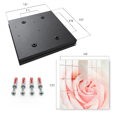 Key storage box Romantic rose