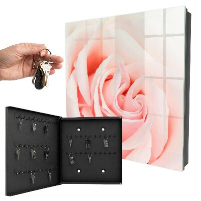Key storage box Romantic rose
