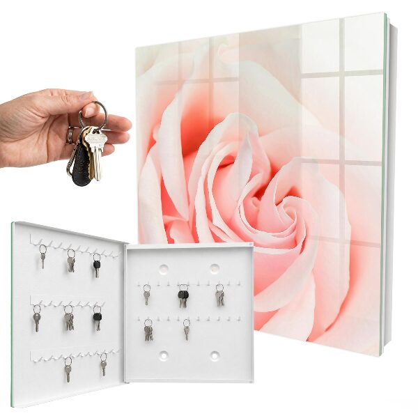 Key storage box Romantic rose