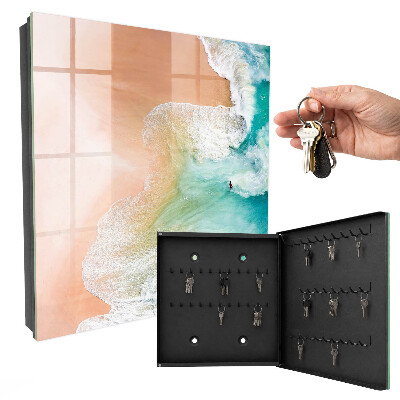 Key cabinet for wall Turquoise beach