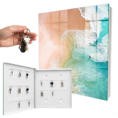Key cabinet for wall Turquoise beach