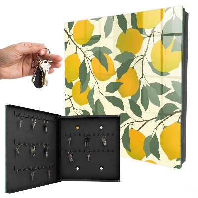 Key cabinet for wall Juicy lemons