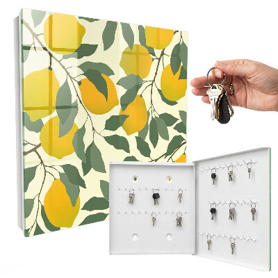 Key cabinet for wall Juicy lemons