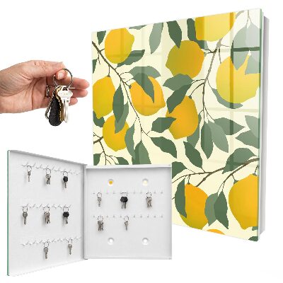 Key cabinet for wall Juicy lemons