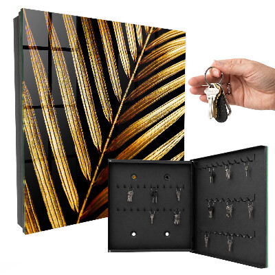 Key storage box Elegant leaf