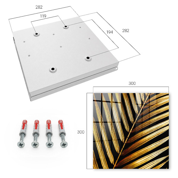 Key storage box Elegant leaf