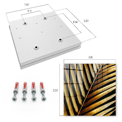 Key storage box Elegant leaf