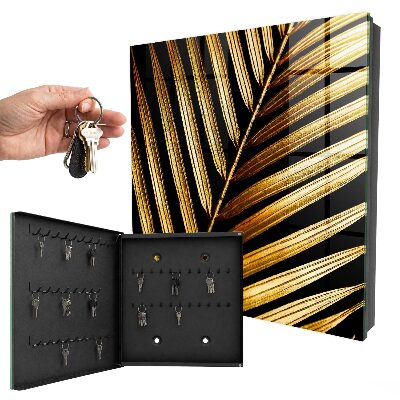 Key storage box Elegant leaf