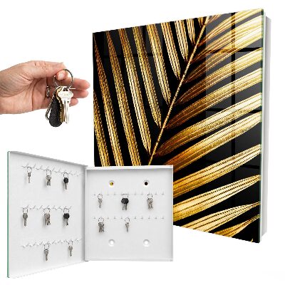 Key storage box Elegant leaf