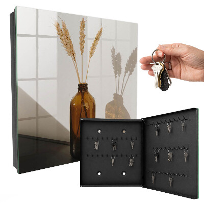 Key cabinet for wall A bottle of breakfast cereal