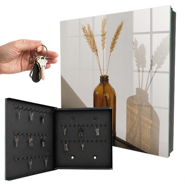 Key cabinet for wall A bottle of breakfast cereal