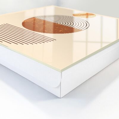 Key storage box Retro geometry