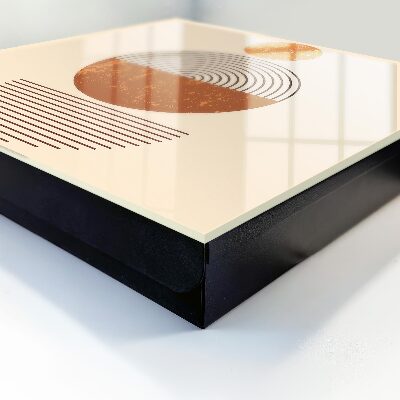 Key storage box Retro geometry