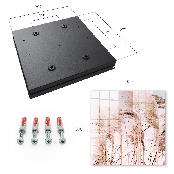Key cabinet for wall Sensual nature