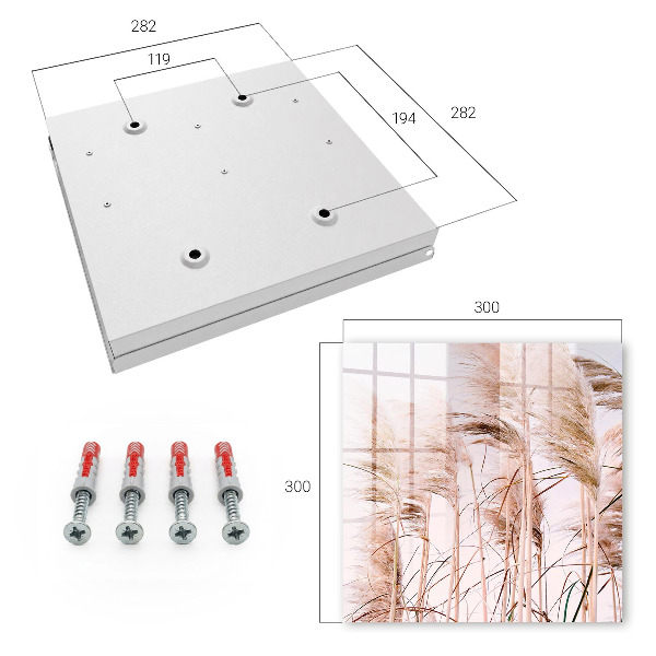 Key cabinet for wall Sensual nature