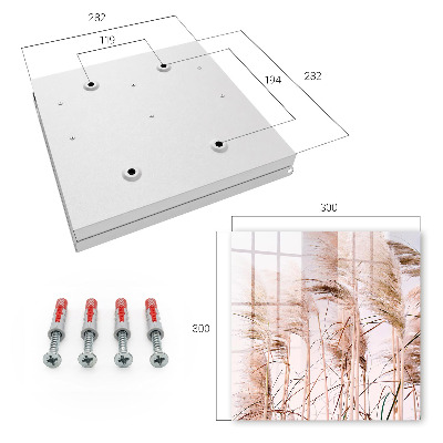 Key cabinet for wall Sensual nature