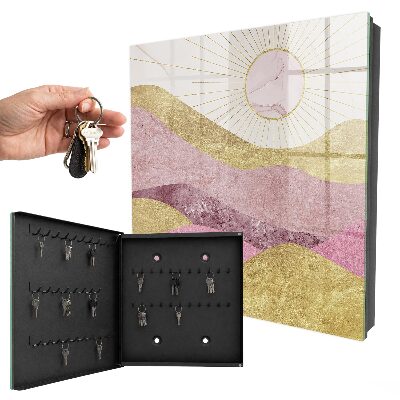 Key box Waves and sun rays