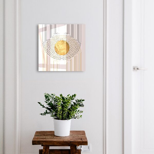 Key cabinet for wall Circles and lines