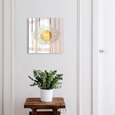 Key cabinet for wall Circles and lines