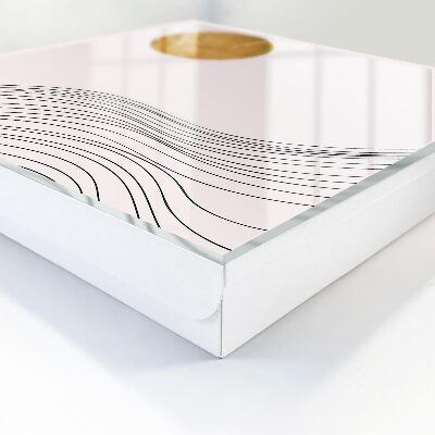 Key box Waves and circle
