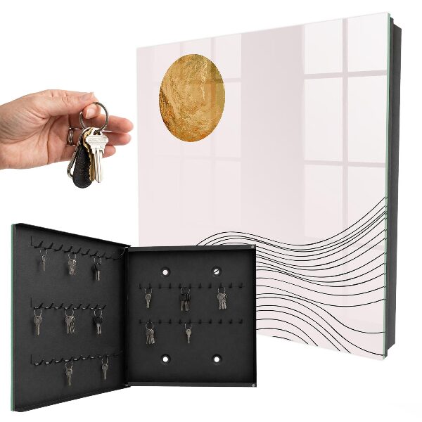 Key box Waves and circle
