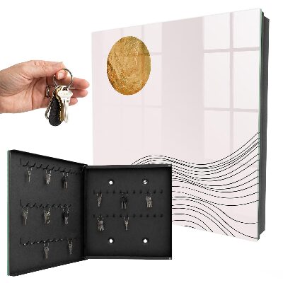 Key box Waves and circle