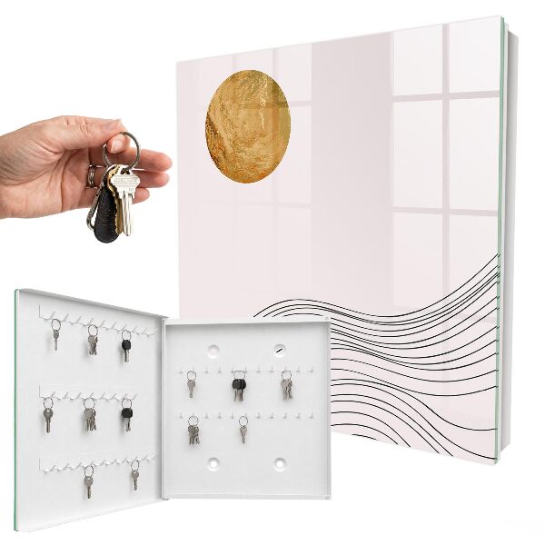 Key box Waves and circle