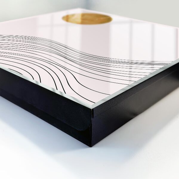 Key box Waves and circle
