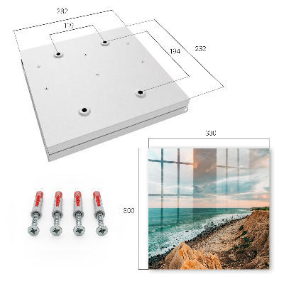 Key storage box Ocean reef