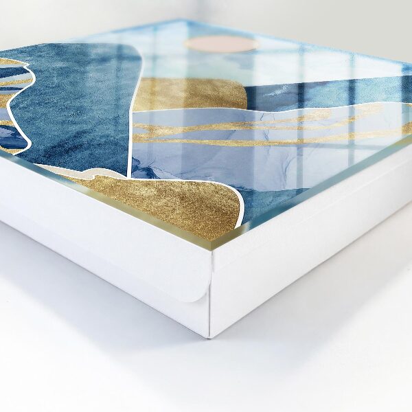 Key storage box Mountain landscape