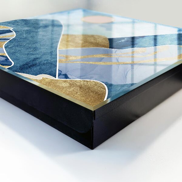 Key storage box Mountain landscape