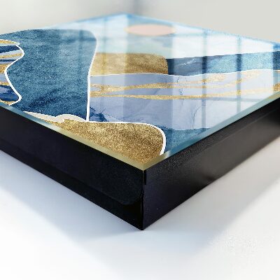 Key storage box Mountain landscape
