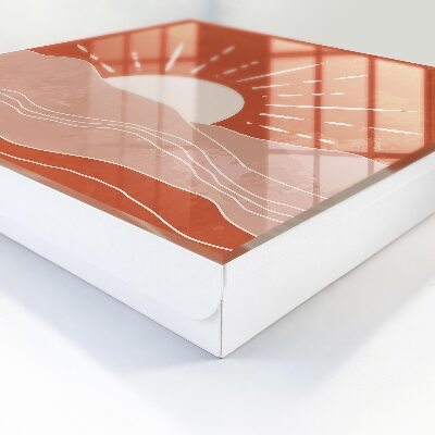 Key storage box Orange dawn