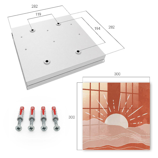Key storage box Orange dawn
