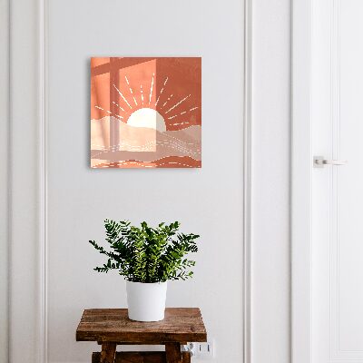 Key storage box Orange dawn