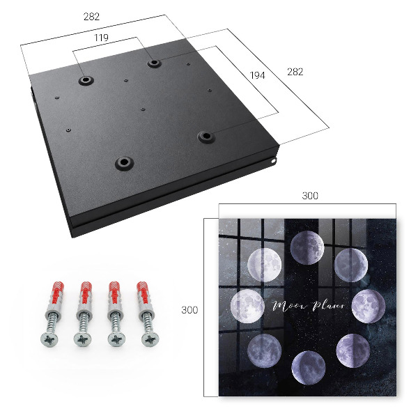 Key storage box Phases of the moon
