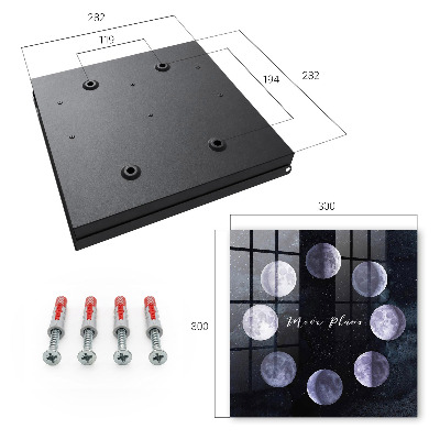 Key storage box Phases of the moon