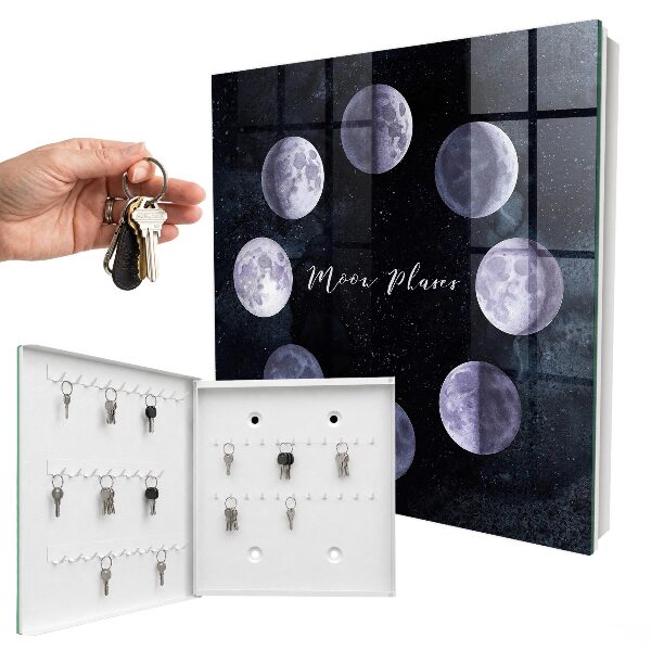 Key storage box Phases of the moon