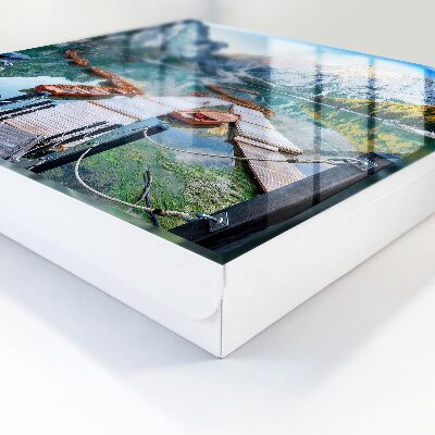 Key cabinet for wall Mountain landscape