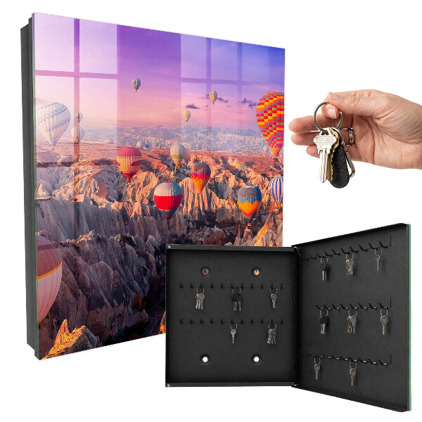Key box Balloons in the air